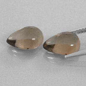 Achetez naturel ct marron quartz fumé gems, en forme de poire, en provenance brésil chez gemselect. en stock, livraison internationale!