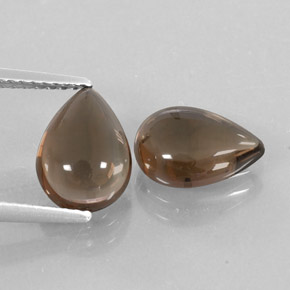 Achetez naturel ct marron quartz fumé gems, en forme de poire, en provenance brésil chez gemselect. en stock, livraison internationale!