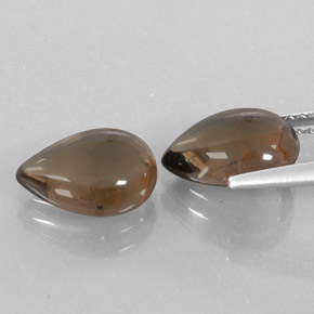 Achetez naturel ct marron quartz fumé gems, en forme de poire, en provenance brésil chez gemselect. en stock, livraison internationale!