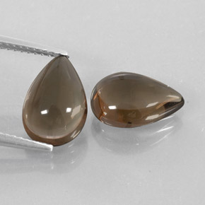 Achetez naturel ct marron quartz fumé gems, en forme de poire, en provenance brésil chez gemselect. en stock, livraison internationale!