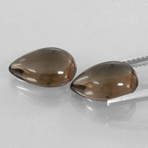 Achetez naturel ct marron quartz fumé gems, en forme de poire, en provenance brésil chez gemselect. en stock, livraison internationale!