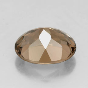 Quartz fumé Brun fumé naturelle Coupe ovale, 2.73 ct, VVS-VS