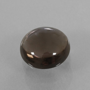 Quartz fumé marron naturelle transparent, 6,24 ct, transparent / translucide
