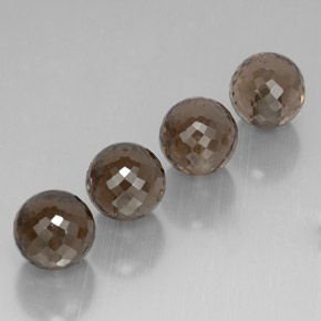 Achetez naturel 27,27ct marron quartz fumé gems, sphère / boule, en provenance brésil chez gemselect. en stock, livraison internationale!