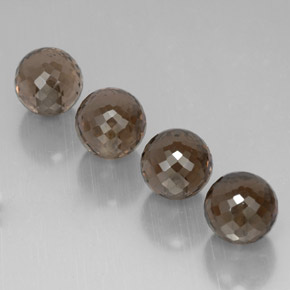 Achetez naturel 27,27ct marron quartz fumé gems, sphère / boule, en provenance brésil chez gemselect. en stock, livraison internationale!