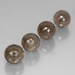 Achetez naturel 27,70ct marron quartz fumé gems, sphère / boule, en provenance brésil chez gemselect. en stock, livraison internationale!