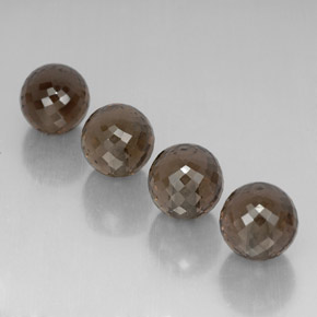 Achetez naturel 27,48ct marron quartz fumé gems, sphère / boule, en provenance brésil chez gemselect. en stock, livraison internationale!