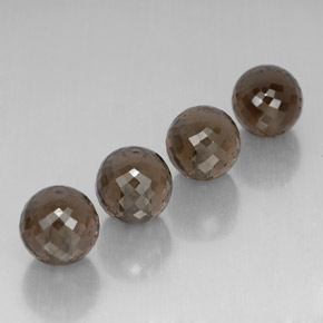 Achetez naturel 27,48ct marron quartz fumé gems, sphère / boule, en provenance brésil chez gemselect. en stock, livraison internationale!