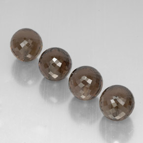 Achetez naturel 27,96ct marron quartz fumé gems, sphère / boule, en provenance brésil chez gemselect. en stock, livraison internationale!