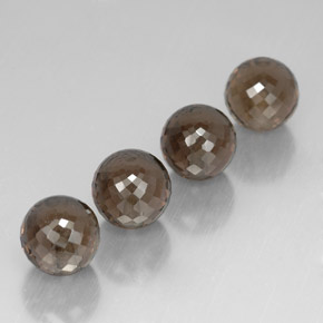 Achetez naturel 27,49ct marron quartz fumé gems, sphère / boule, en provenance brésil chez gemselect. en stock, livraison internationale!
