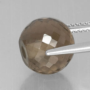 Quartz fumé marron naturelle sphère / boule, 6,68 ct, VVS-VS
