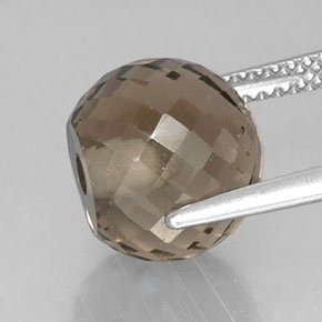 Quartz fumé marron naturelle sphère / boule, 6,91 ct, VVS-VS