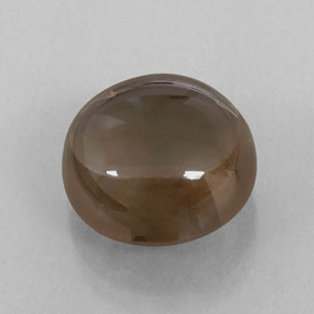 Quartz fumé marron naturelle transparent, 8,18 ct, transparent / translucide