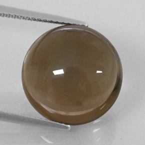 Quartz fumé marron naturelle transparent, 14,58 ct, transparent / translucide