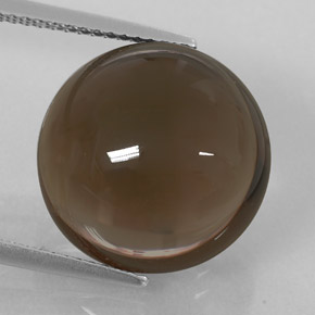 Quartz fumé marron naturelle transparent, 13,93 ct, transparent / translucide