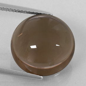 Quartz fumé marron naturelle transparent, 13,14 ct, transparent / translucide