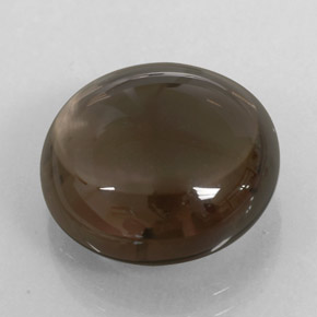 Quartz fumé marron naturelle transparent, 11,68 ct, transparent / translucide
