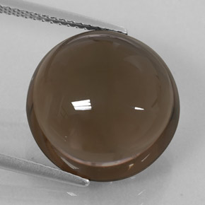 Quartz fumé marron naturelle transparent, 12,05 ct, transparent / translucide