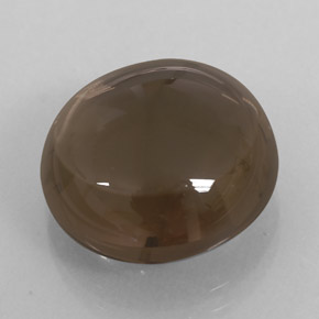 Quartz fumé marron naturelle transparent, 12,05 ct, transparent / translucide