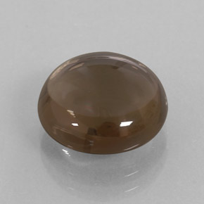Quartz fumé marron naturelle transparent, 5,65 ct, transparent / translucide