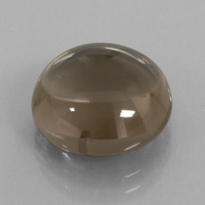 Quartz fumé marron naturelle transparent, 7,76 ct, transparent / translucide