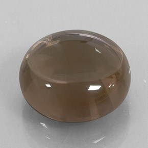 Quartz fumé marron naturelle transparent, 11,27 ct, transparent / translucide