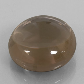 Quartz fumé marron naturelle transparent, 12,26 ct, transparent / translucide