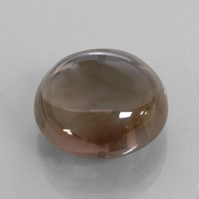 Quartz fumé marron naturelle transparent, 11,28 ct, transparent / translucide