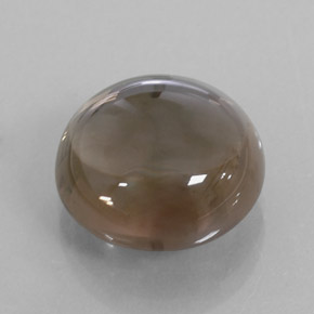 Quartz fumé marron naturelle transparent, 7,99 ct, transparent / translucide