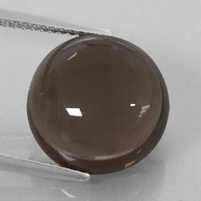 Quartz fumé marron naturelle transparent, 9,00 ct, transparent / translucide
