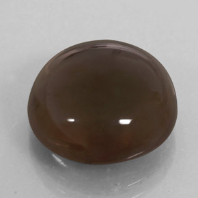 Quartz fumé marron naturelle transparent, 10,01 ct, transparent / translucide