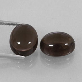 Achetez naturel ct marron quartz fumé gems, coupe ovale, en provenance brésil chez gemselect. en stock, livraison internationale!