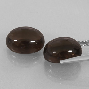 Achetez naturel ct marron quartz fumé gems, coupe ovale, en provenance brésil chez gemselect. en stock, livraison internationale!
