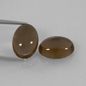 Achetez naturel ct marron quartz fumé gems, coupe ovale, en provenance brésil chez gemselect. en stock, livraison internationale!