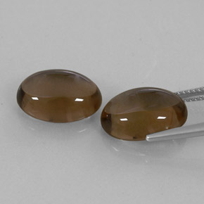 Achetez naturel ct marron quartz fumé gems, coupe ovale, en provenance brésil chez gemselect. en stock, livraison internationale!
