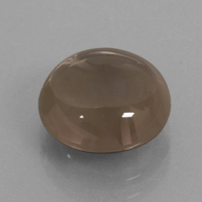 Quartz fumé Brun fumé naturelle Coupe roude, 4.54 ct, Transparent