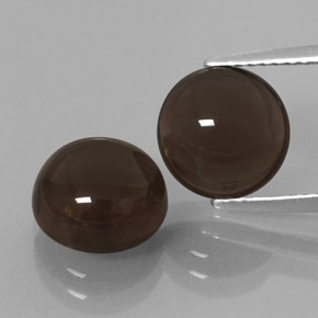 Achetez naturel ct marron quartz fumé gems, coupe roude, en provenance brésil chez gemselect. en stock, livraison internationale!