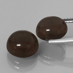 Achetez naturel ct marron quartz fumé gems, coupe roude, en provenance brésil chez gemselect. en stock, livraison internationale!