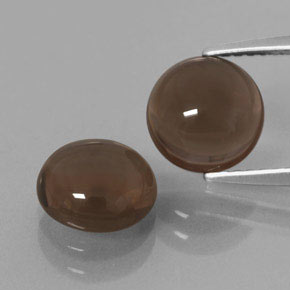 Achetez naturel ct marron quartz fumé gems, coupe roude, en provenance brésil chez gemselect. en stock, livraison internationale!