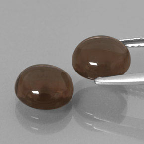 Achetez naturel ct marron quartz fumé gems, coupe roude, en provenance brésil chez gemselect. en stock, livraison internationale!