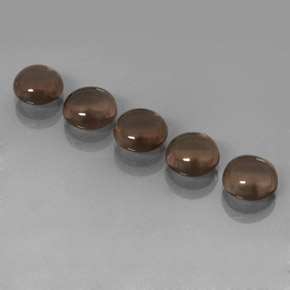 Achetez naturel ct marron quartz fumé gems, coupe roude, en provenance brésil chez gemselect. en stock, livraison internationale!