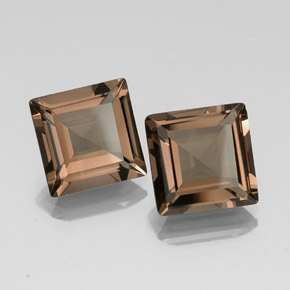 Achetez naturel ct marron quartz fumé gems, carré, en provenance brésil chez gemselect. en stock, livraison internationale!