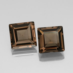 Achetez naturel ct marron quartz fumé gems, carré, en provenance brésil chez gemselect. en stock, livraison internationale!