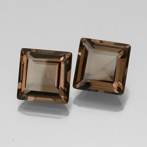 Achetez naturel ct marron quartz fumé gems, carré, en provenance brésil chez gemselect. en stock, livraison internationale!