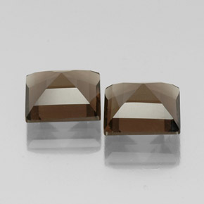Achetez naturel ct marron quartz fumé gems, carré, en provenance brésil chez gemselect. en stock, livraison internationale!