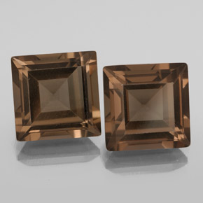 Achetez naturel ct marron quartz fumé gems, carré, en provenance brésil chez gemselect. en stock, livraison internationale!