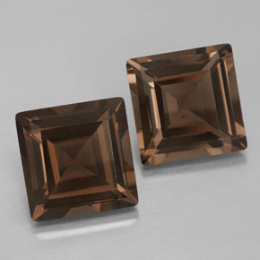 Achetez naturel ct marron quartz fumé gems, carré, en provenance brésil chez gemselect. en stock, livraison internationale!