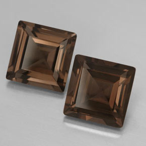 Achetez naturel ct marron quartz fumé gems, carré, en provenance brésil chez gemselect. en stock, livraison internationale!