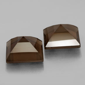 Achetez naturel ct marron quartz fumé gems, carré, en provenance brésil chez gemselect. en stock, livraison internationale!