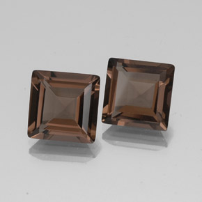 Achetez naturel ct marron quartz fumé gems, carré, en provenance brésil chez gemselect. en stock, livraison internationale!